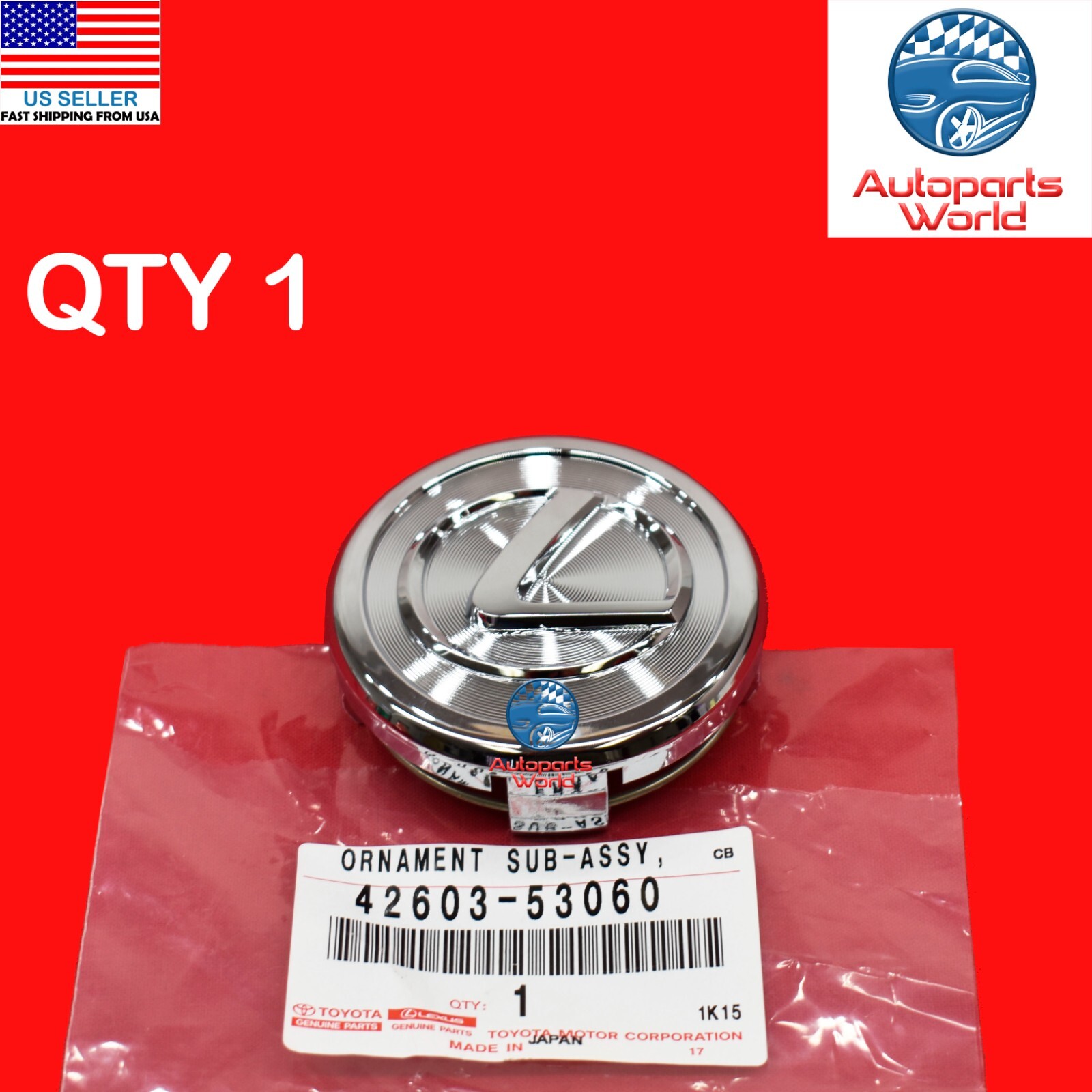 Nắp chụp la zăng Lexus RX450H (Chụp đầu moay ơ) Mã phụ tùng 4260353060