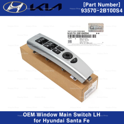 Công tắc lên xuống kính tổng Santafe 2006-2009 Mã phụ tùng 935702B100S4