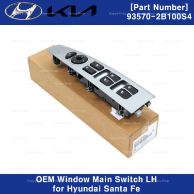 Công tắc lên xuống kính tổng Santafe 2006-2009 Mã phụ tùng 935702B100S4
