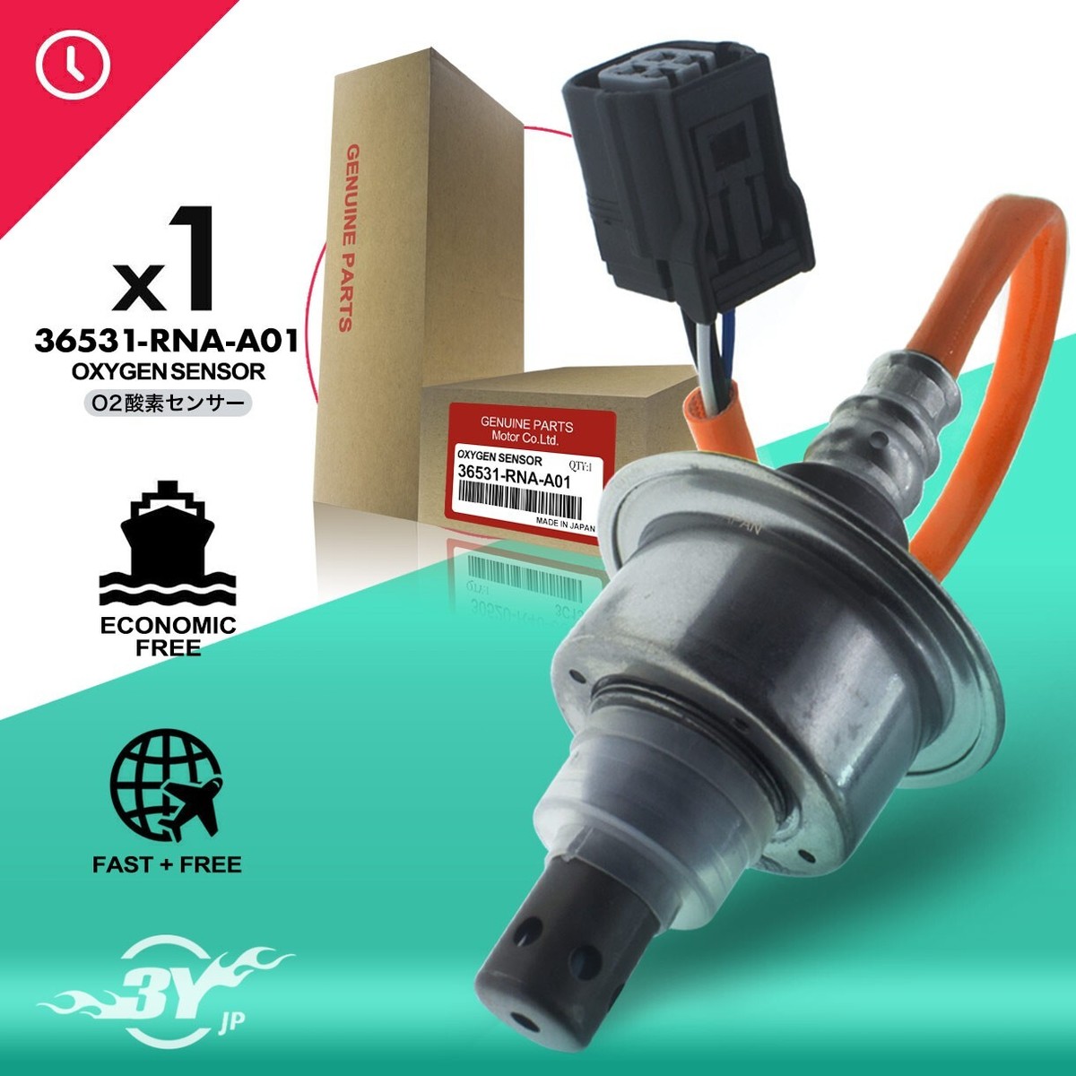 Cảm biến Oxy Honda Civic (Cảm biến khí xả Civic) Mã phụ tùng 36531rnaa01-36531rnaj01