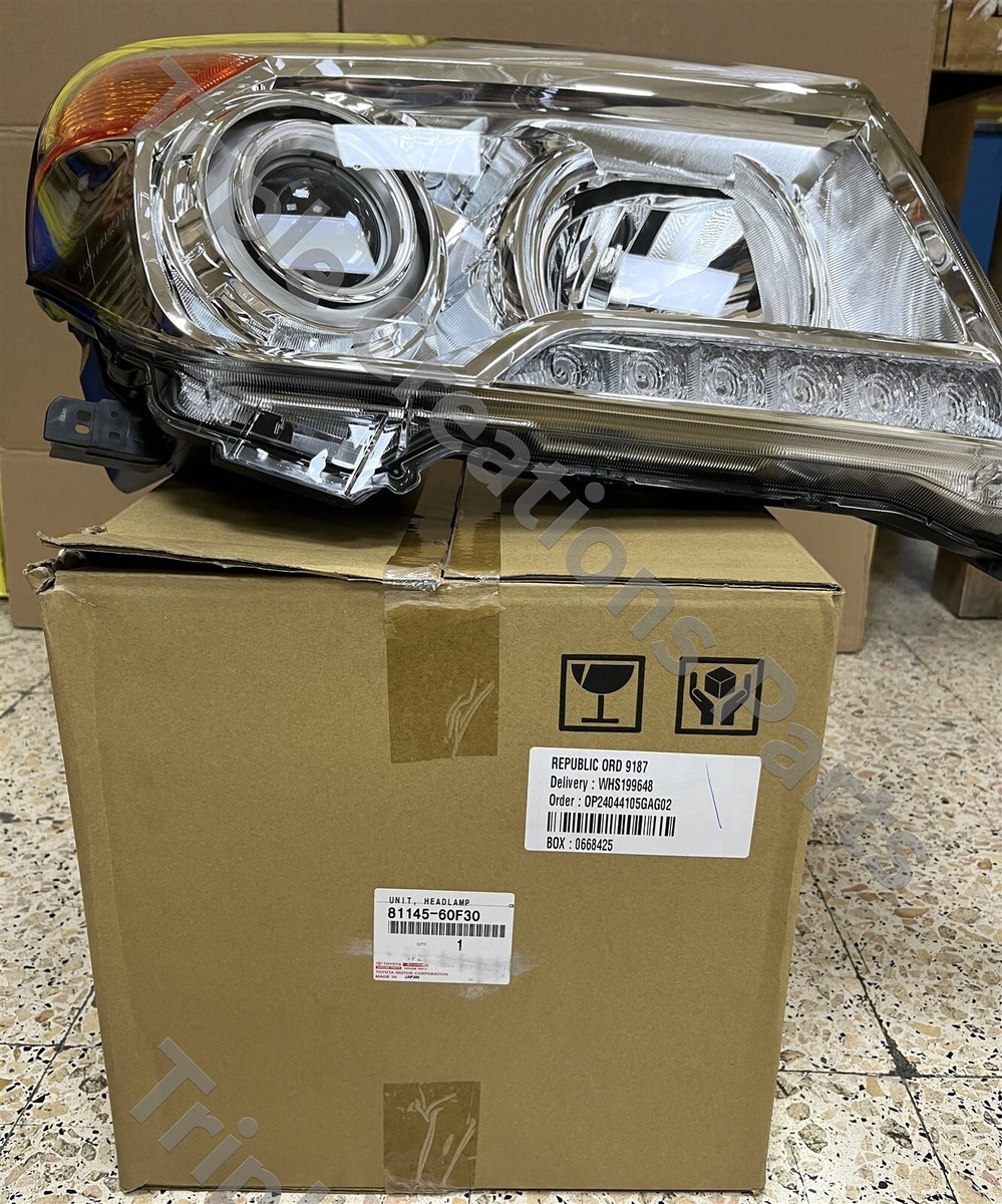 Đèn pha Land Cruiser 2013 (Đèn lái trước Land 2013) Mã phụ tùng 8114560F30
