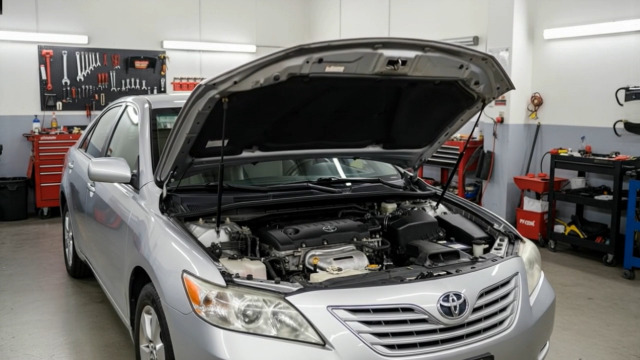 Ty chống ca bô Camry 2007-2010 (Thanh đỡ nắp ca bô Camry) Mã phụ tùng 5345006042