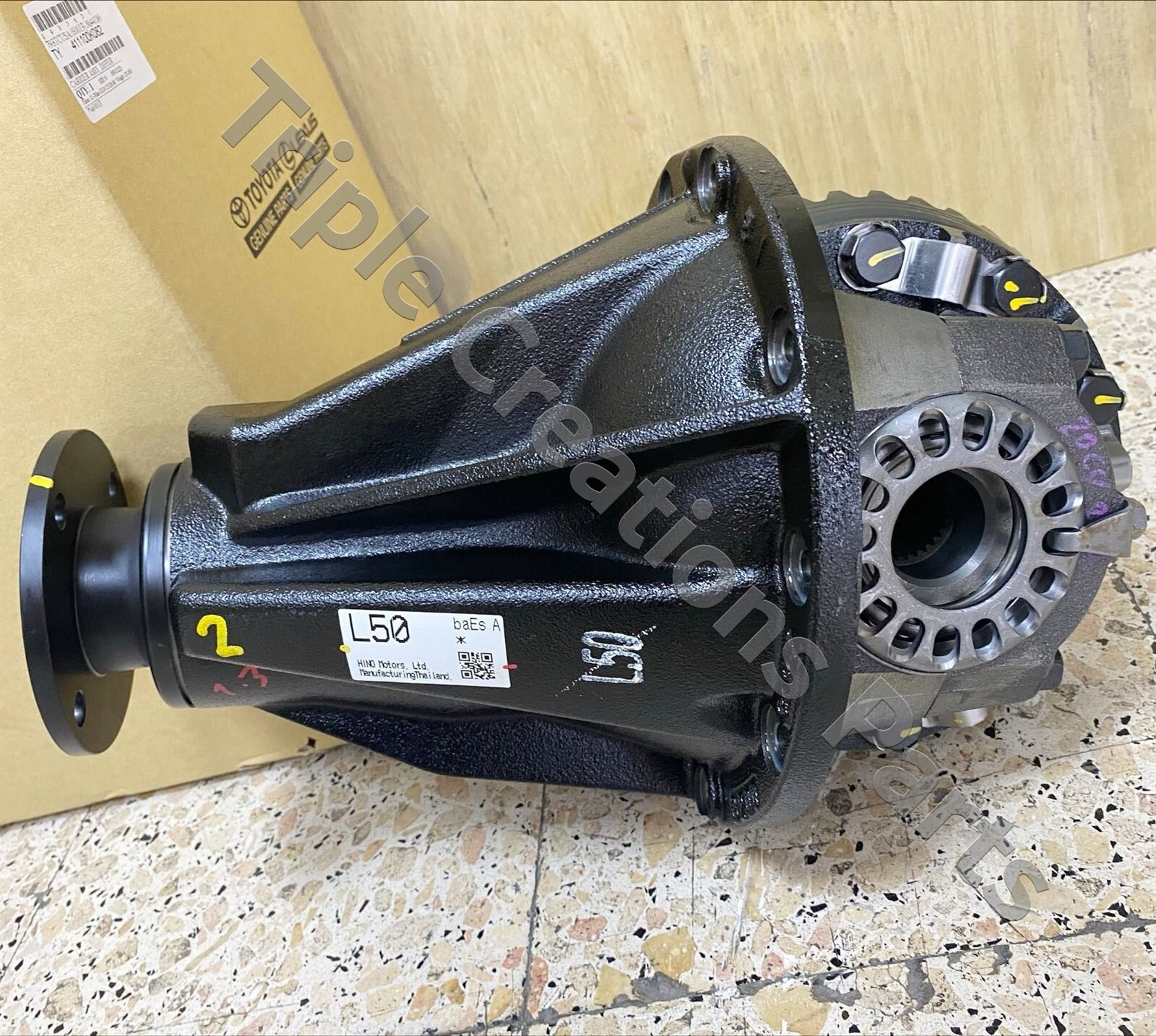 Cụm cầu trước Hilux 2009-2013 Mã phụ tùng 411100K284