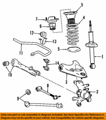 Rô tuyn cân bằng sau Crown 3.0 JZS155 Mã phụ tùng 4883022041