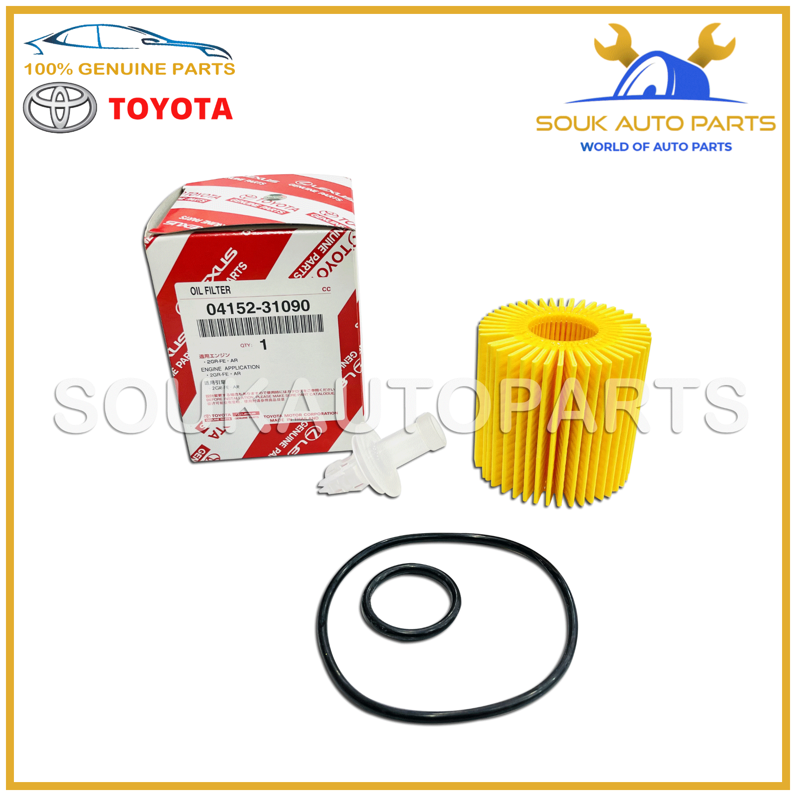 Lọc dầu Camry 2.5-3.5 2007-2011 (lọc giấy) Mã phụ tùng 0415231090