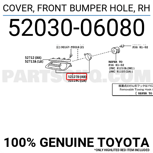 Ốp đèn ba đờ xốc trước Camry 2010 VN (Ốp đèn cản trước Camry 2010 VN) Mã phụ tùng 5203006080