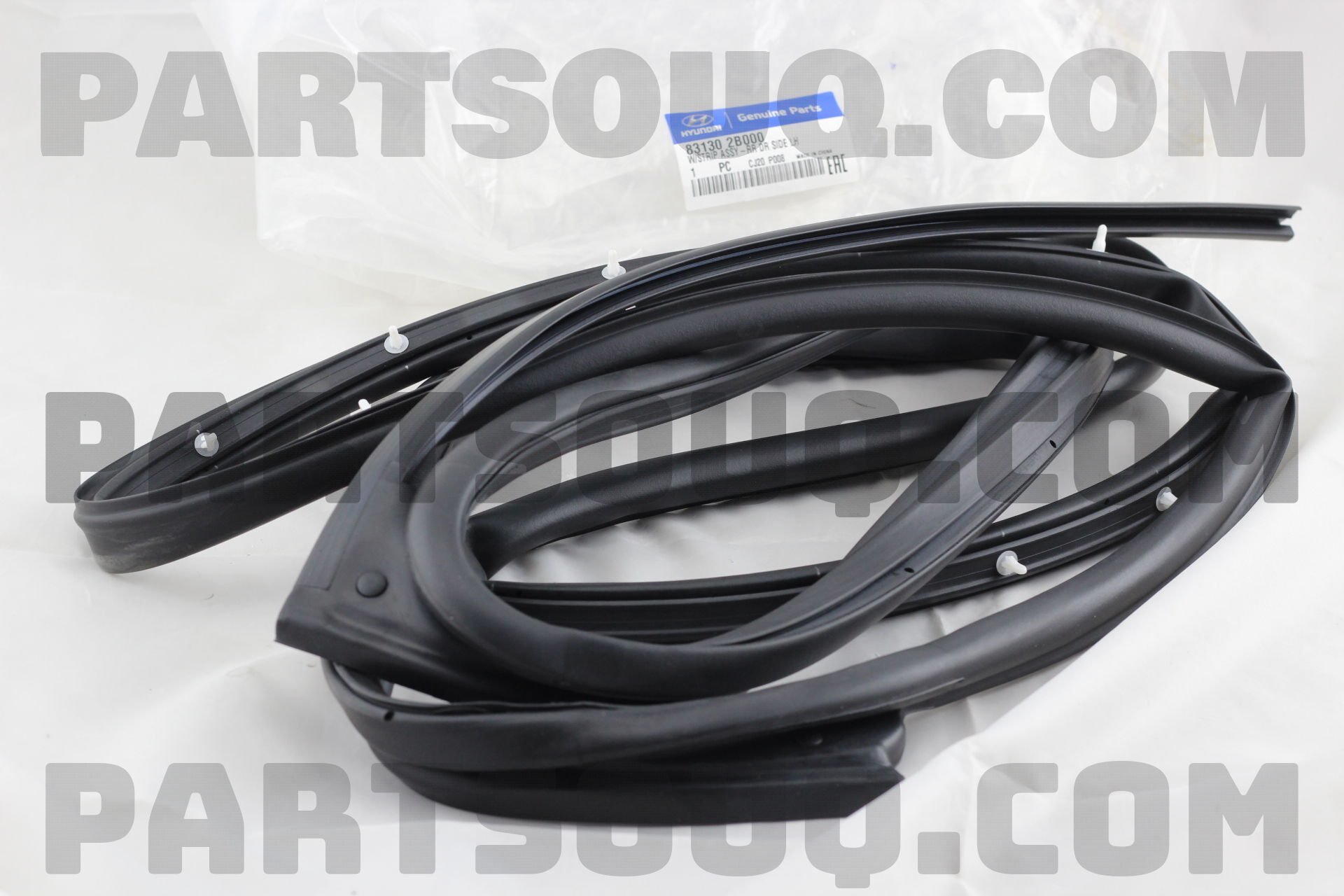 Gioăng cánh cửa sau Santafe New (Ron cánh cửa sau Santafe) Mã phụ tùng 831302B000