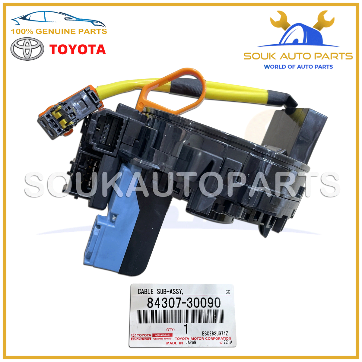 Tiếp điểm vô lăng GX460 2008 (Cuộn điện còi GX460) Mã phụ tùng 8430730090