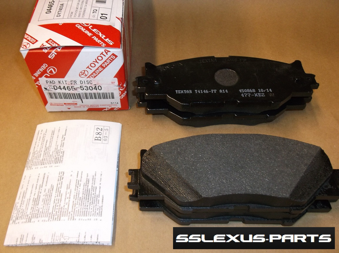 Má phanh trước Lexus IS250 (Bố thắng trước IS250) Mã phụ tùng 0446553040