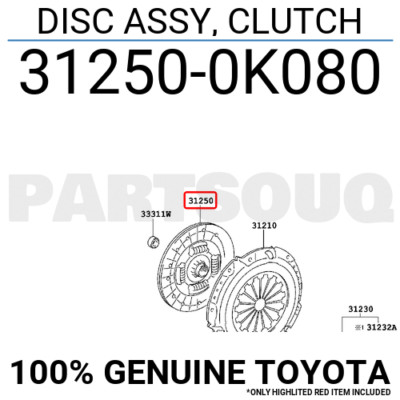 Lá côn 1RZ Hiace Mã phụ tùng 312500K080