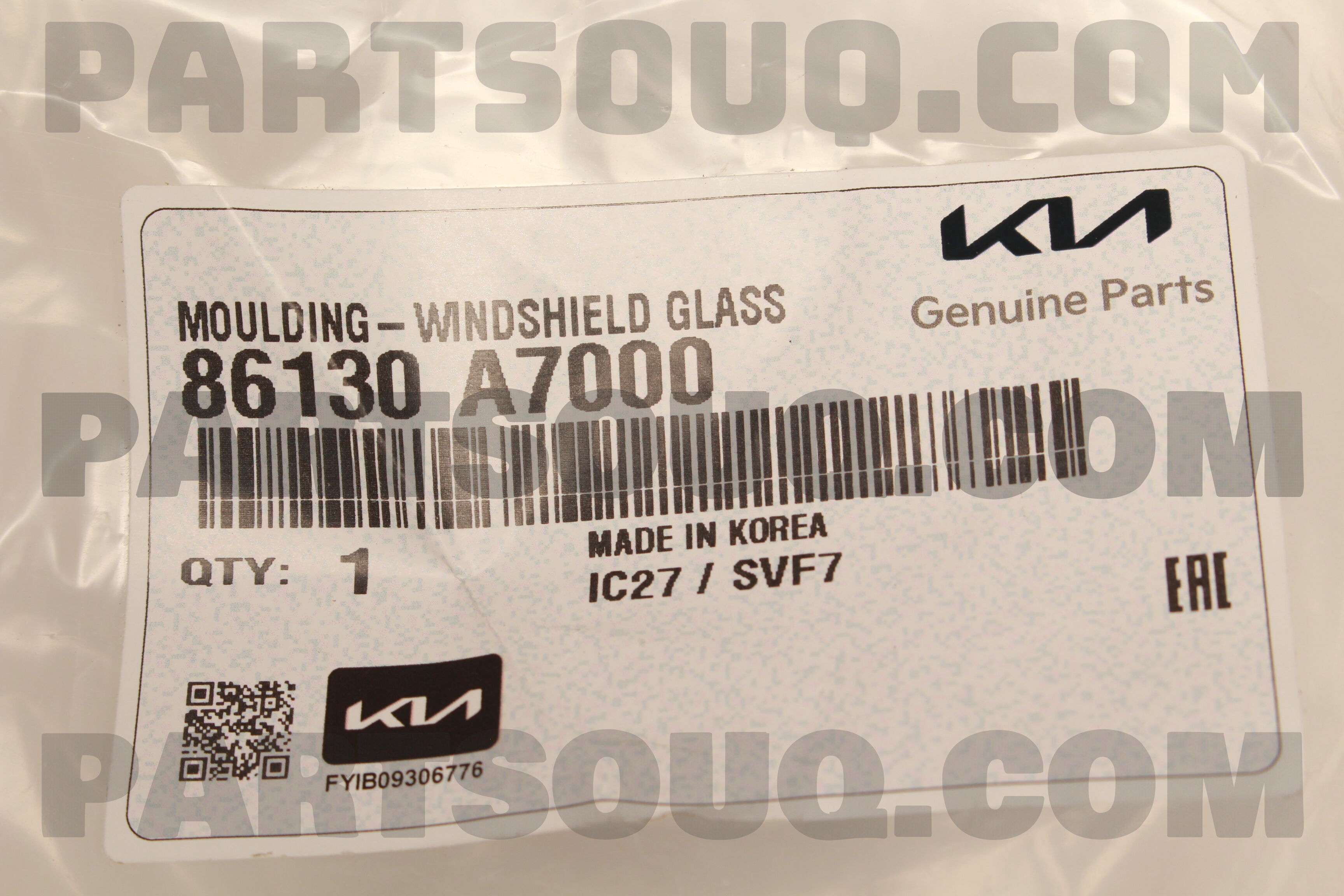 Gioăng kính chắn gió Cerato 2016 (Ron kính chắn gió Cerato) Mã phụ tùng 86130A7000-861302S000