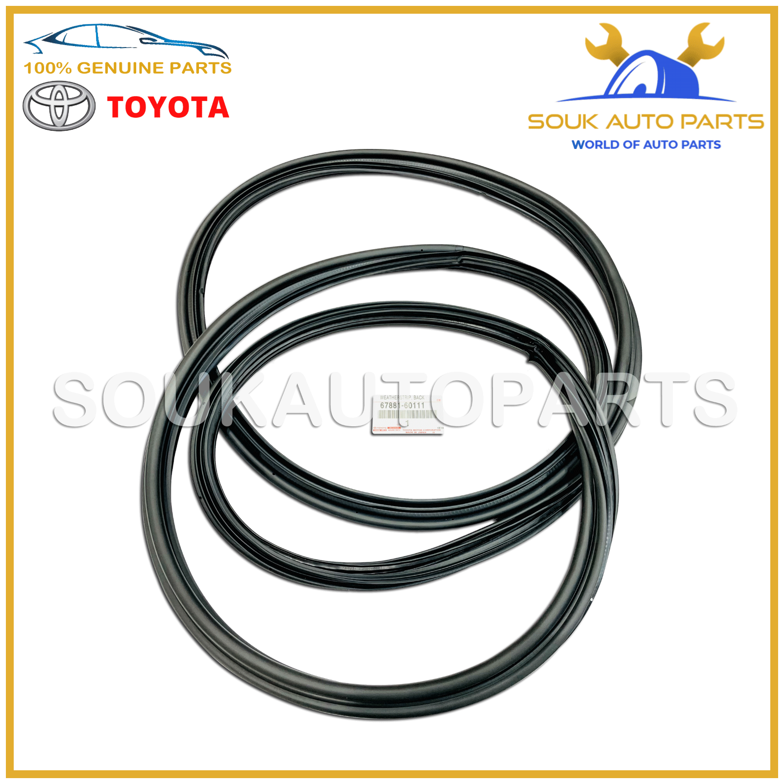 Gioăng cánh cửa hậu Land FZJ100-HZJ105 (Ron cánh cửa hậu Land Cruiser) Mã phụ tùng 6788160111