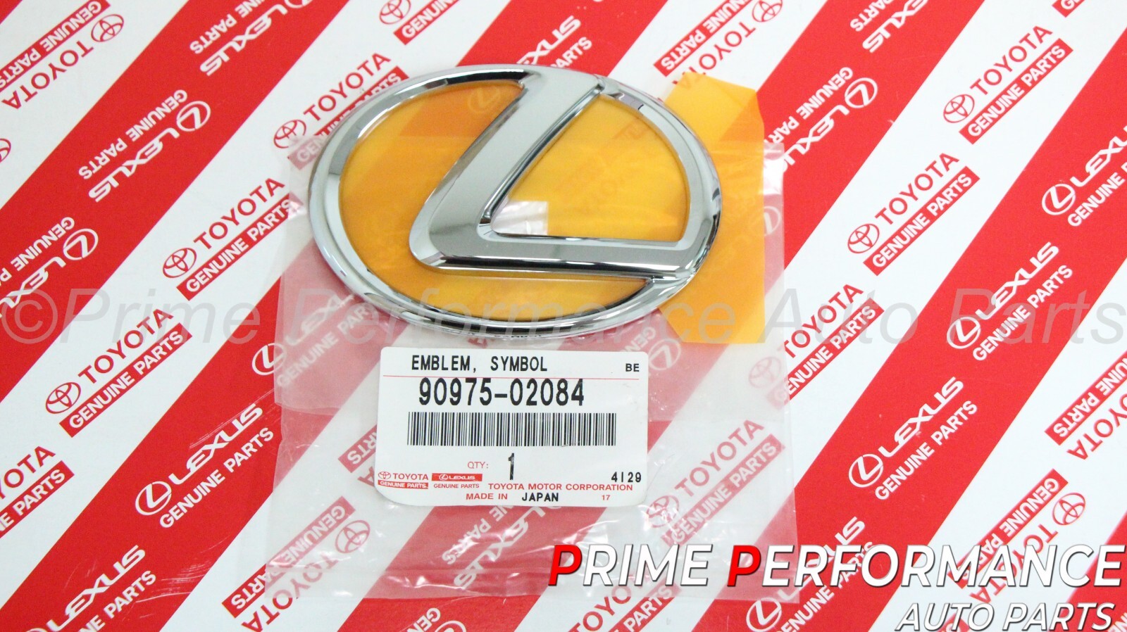 Biểu tượng nắp cốp sau Lexus LS460 Mã phụ tùng 9097502212