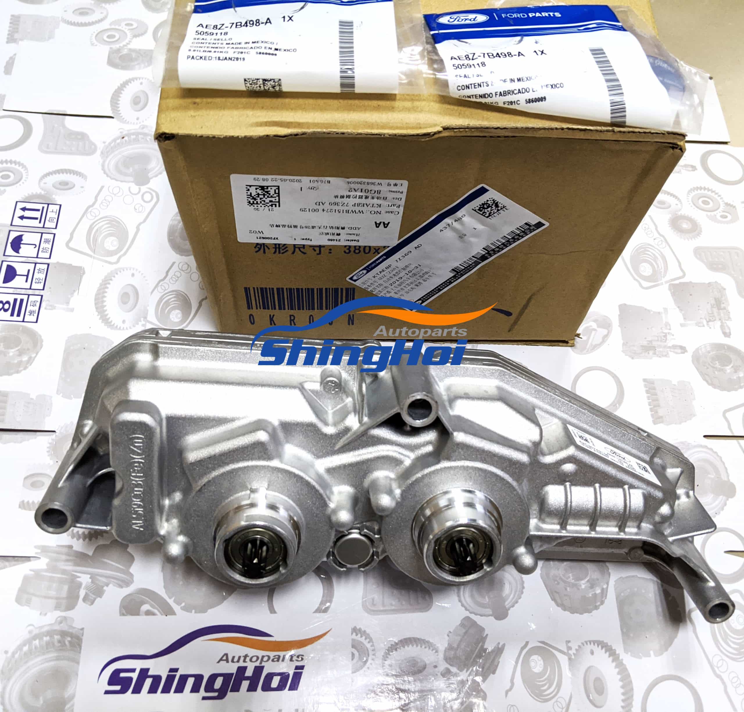 Hộp điều khiển hộp số Ford Fiesta 2011 AT Mã phụ tùng AE8Z7Z369E
