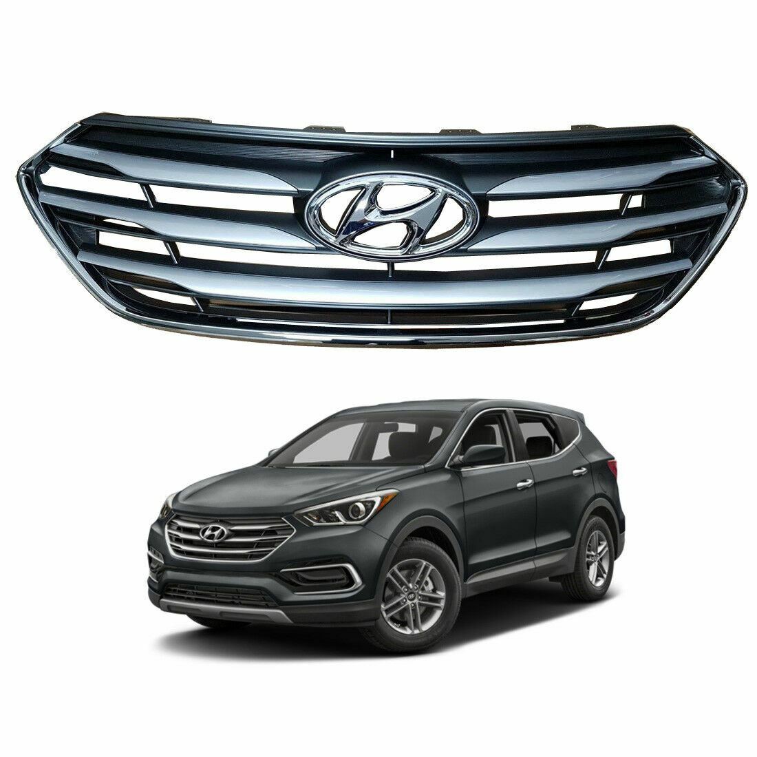 Ca lăng Santafe 2016 (Mặt galant Santafe) Mã phụ tùng 863502WAA0