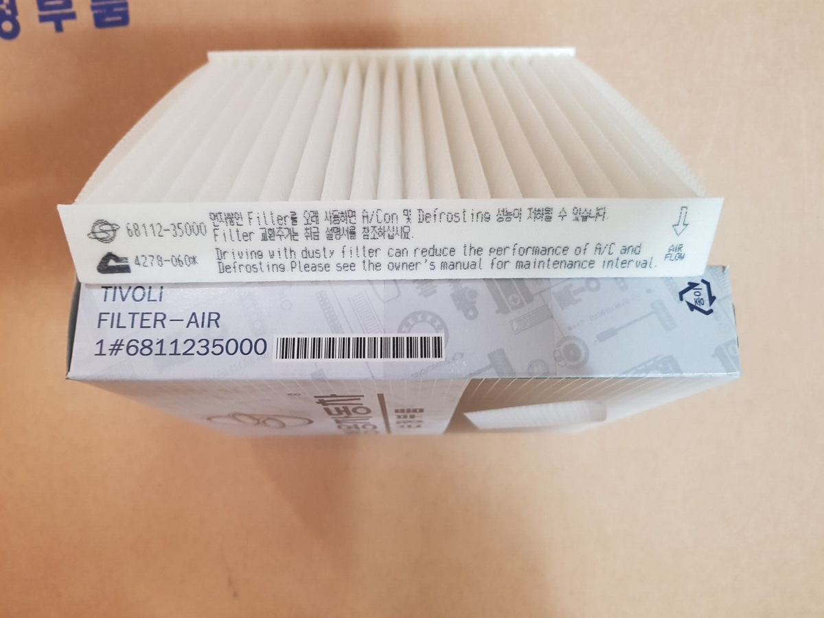 Lọc gió điều hòa Tivoli (Lọc khí giàn lạnh Tivoli) Mã phụ tùng 6811235000