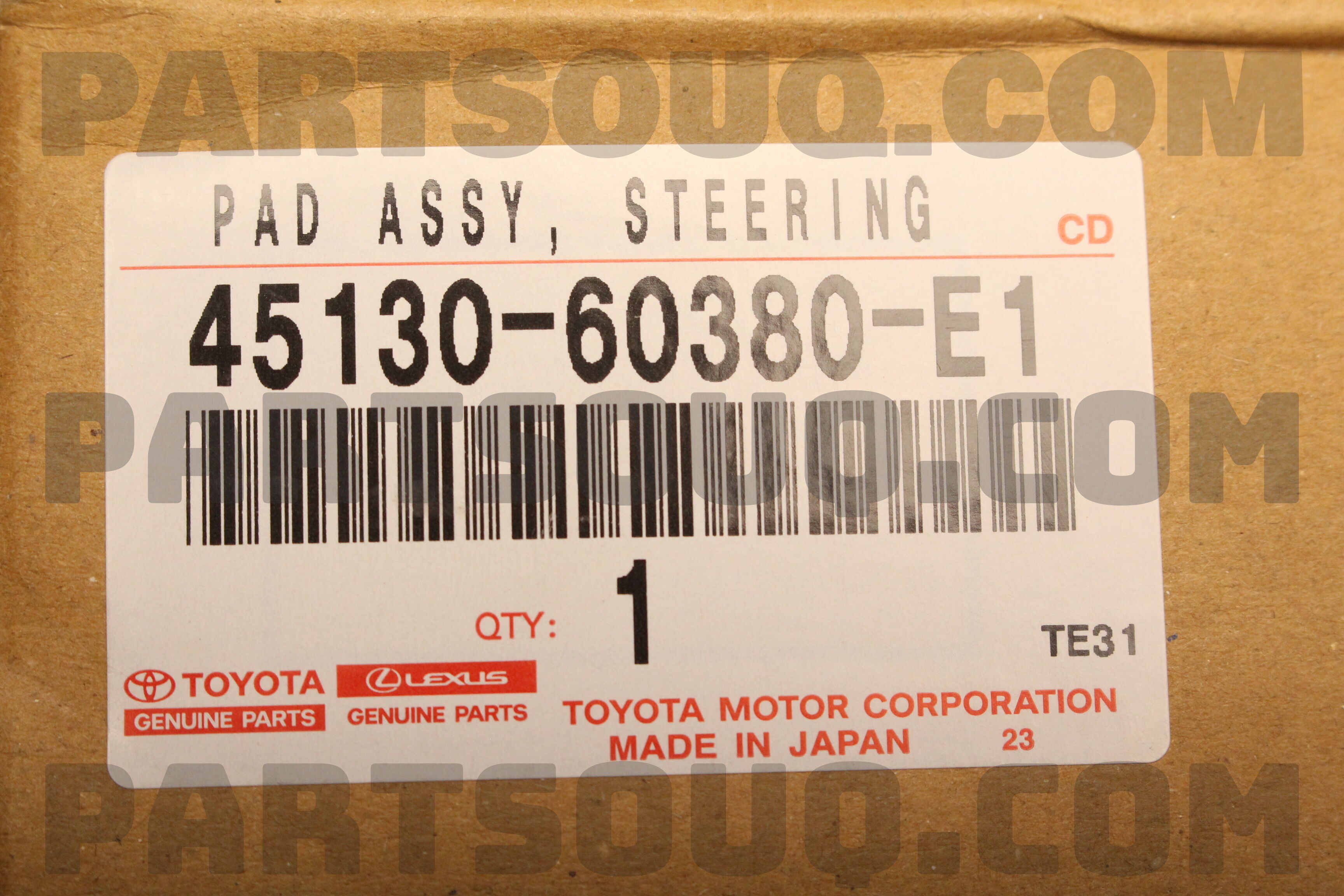 Túi khí vô lăng Land Cruiser 2013 (Phím còi Land 2013) Mã phụ tùng 4513060380E1