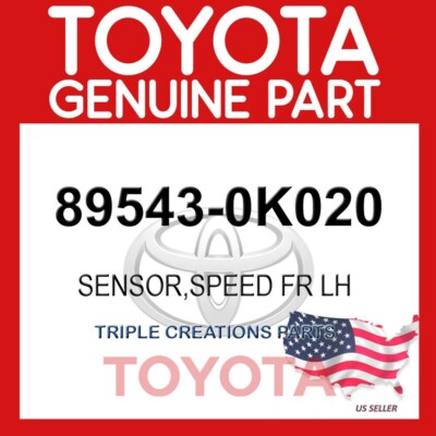 Cảm biến ABS phanh trước Fortuner Mã phụ tùng 895430K020
