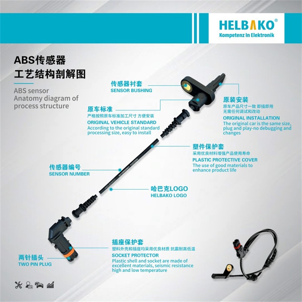 Cảm biến ABS sau Venza Mã phụ tùng 895450T011