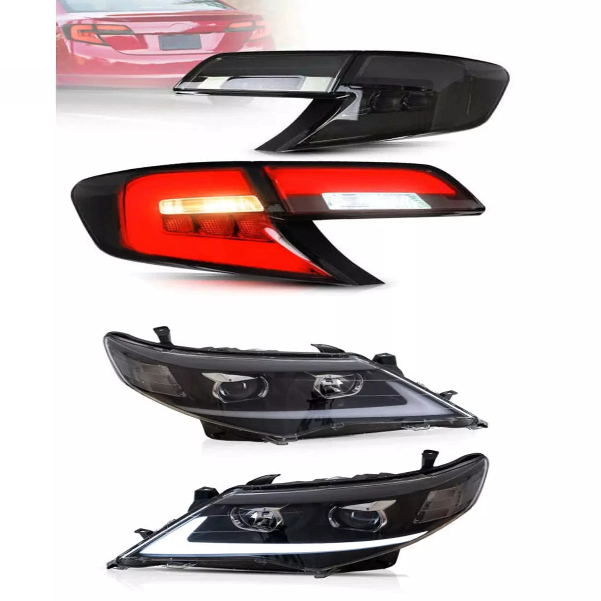 Đèn lái trước Camry USA 2012 SE (Đèn pha Camry) Mã phụ tùng 8111006800-8115006800