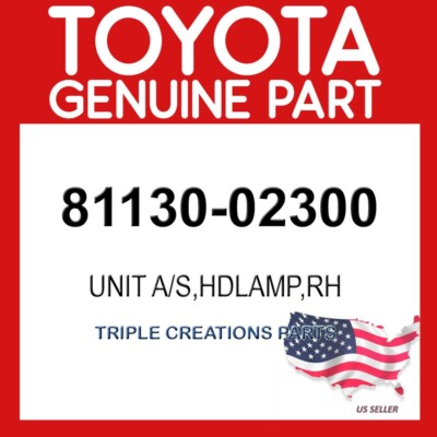 Đèn pha Altis 2004 (Đèn lái trước Altis) Mã phụ tùng 8113002300-8117002300