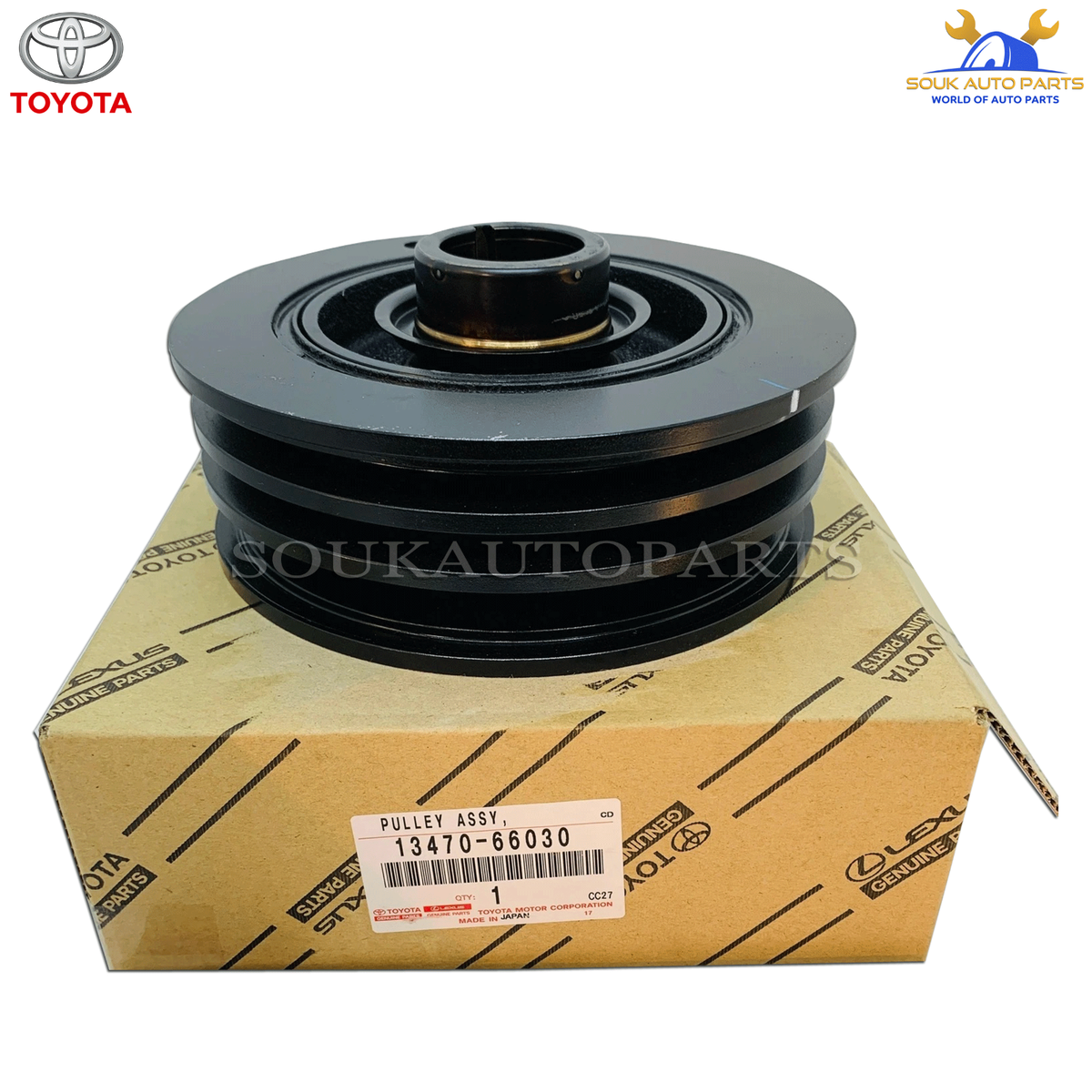 Puly đầu trục cơ Land FZJ80 Mã phụ tùng 1347066030