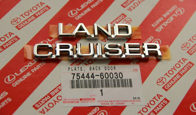 Biểu tượng cửa hậu Land Cruiser FZJ100 (Biểu tượng nắp cốp sau) Mã phụ tùng 7547160030