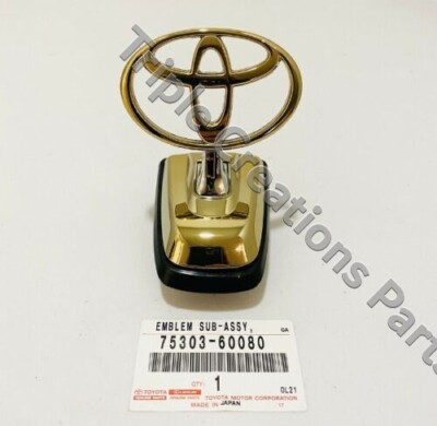 Vương miện nắp ca bô Land Cruiser 2005 (Biểu tượng nắp ca pô trước) Mã phụ tùng 7530360080
