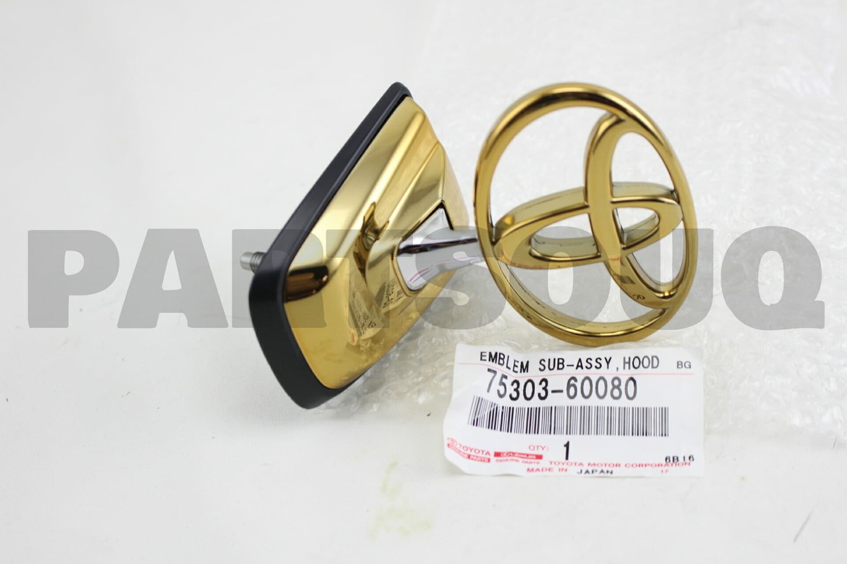 Vương miện nắp ca bô Land Cruiser 2005 (Biểu tượng nắp ca pô trước) Mã phụ tùng 7530360080