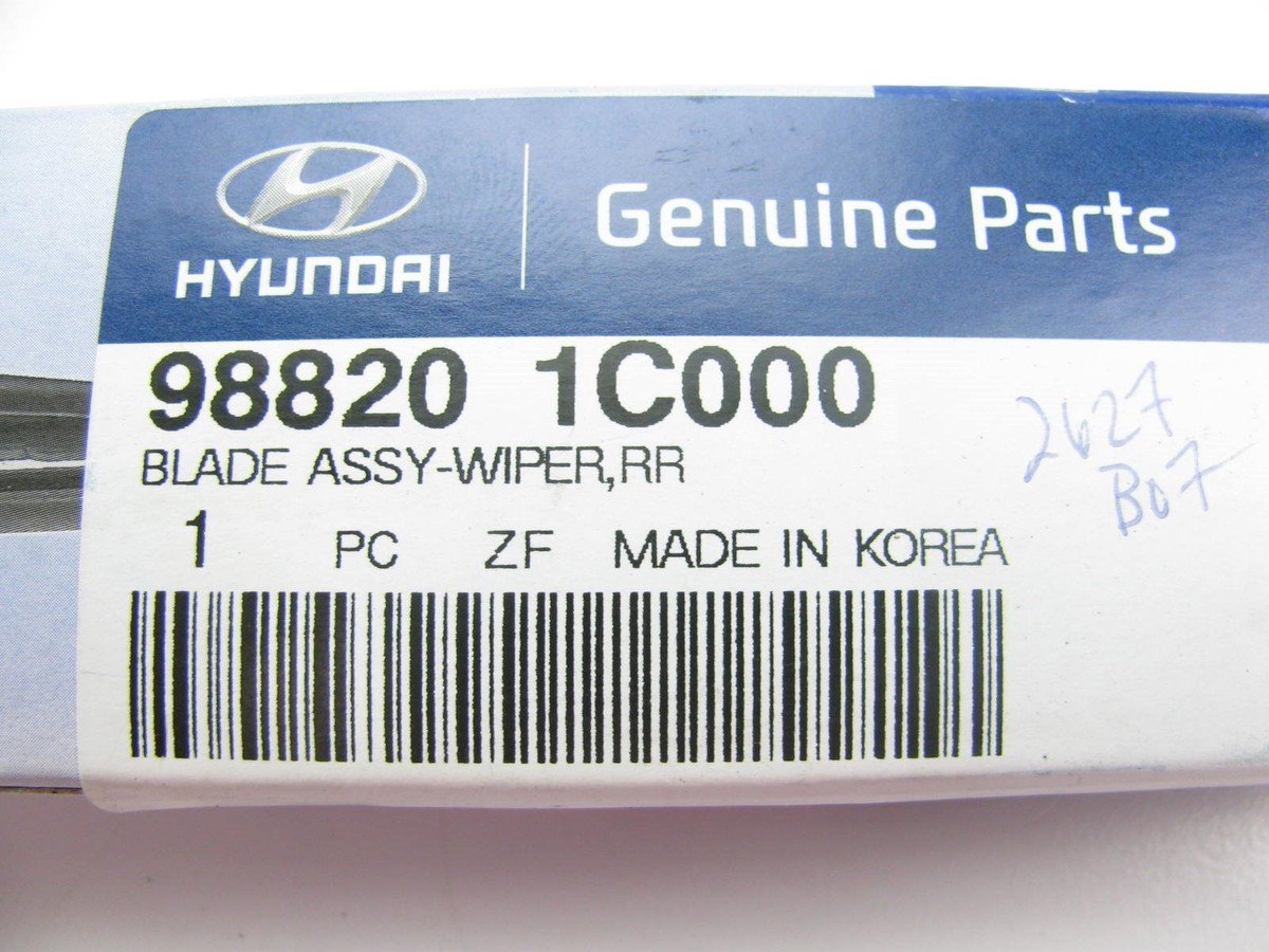 Chổi gạt sau Hyundai Getz Mã phụ tùng 988201C000