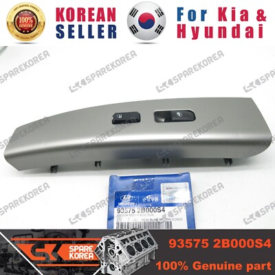 Công tắc lên kính cửa trước Santafe 2006-2009 Mã phụ tùng 935752B020-935752B010-935752B000S4
