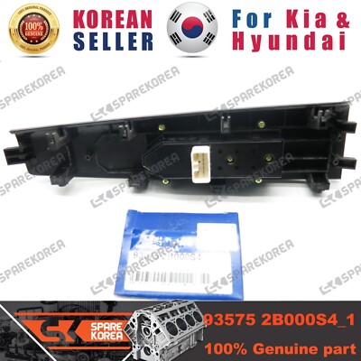 Công tắc lên kính cửa trước Santafe 2006-2009 Mã phụ tùng 935752B020-935752B010-935752B000S4