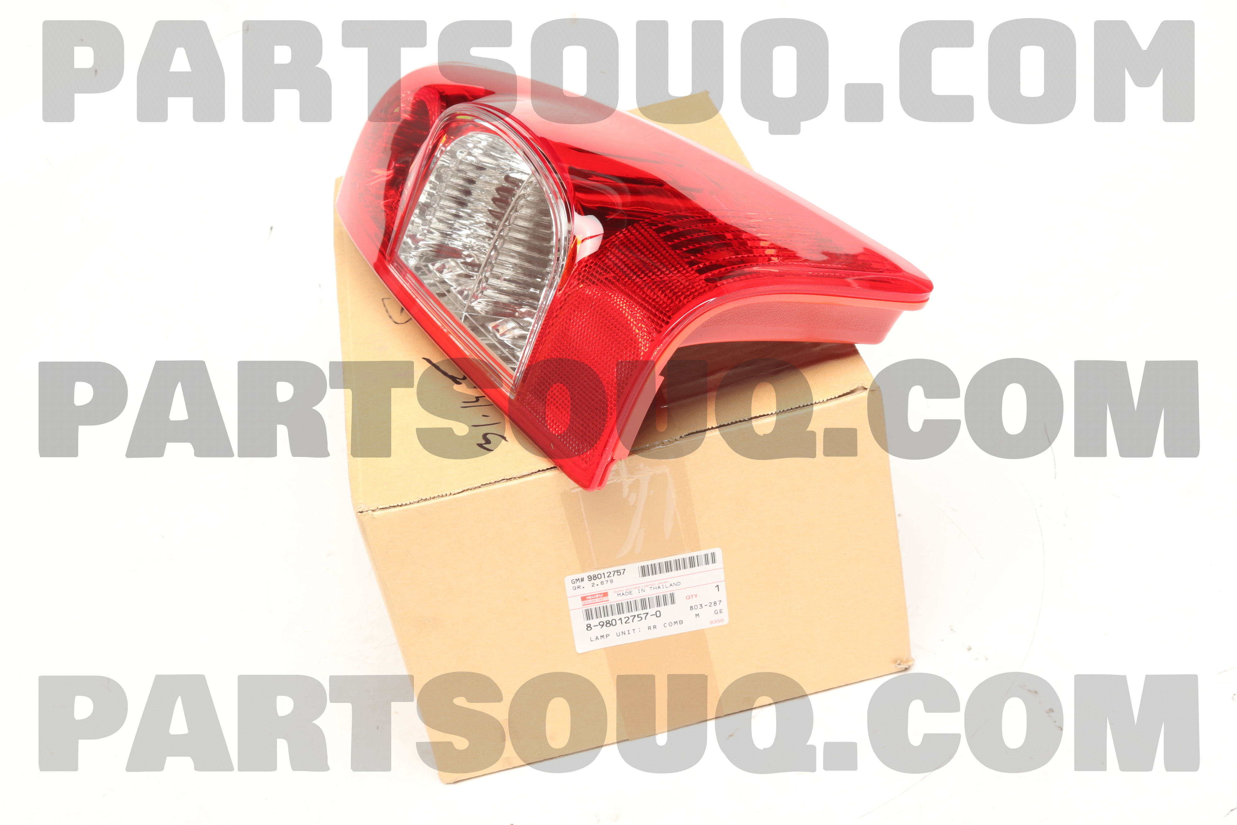 Đèn hậu D-max 2007-2009 (Đèn lái sau D-max) Mã phụ tùng 8980127570-8980127580