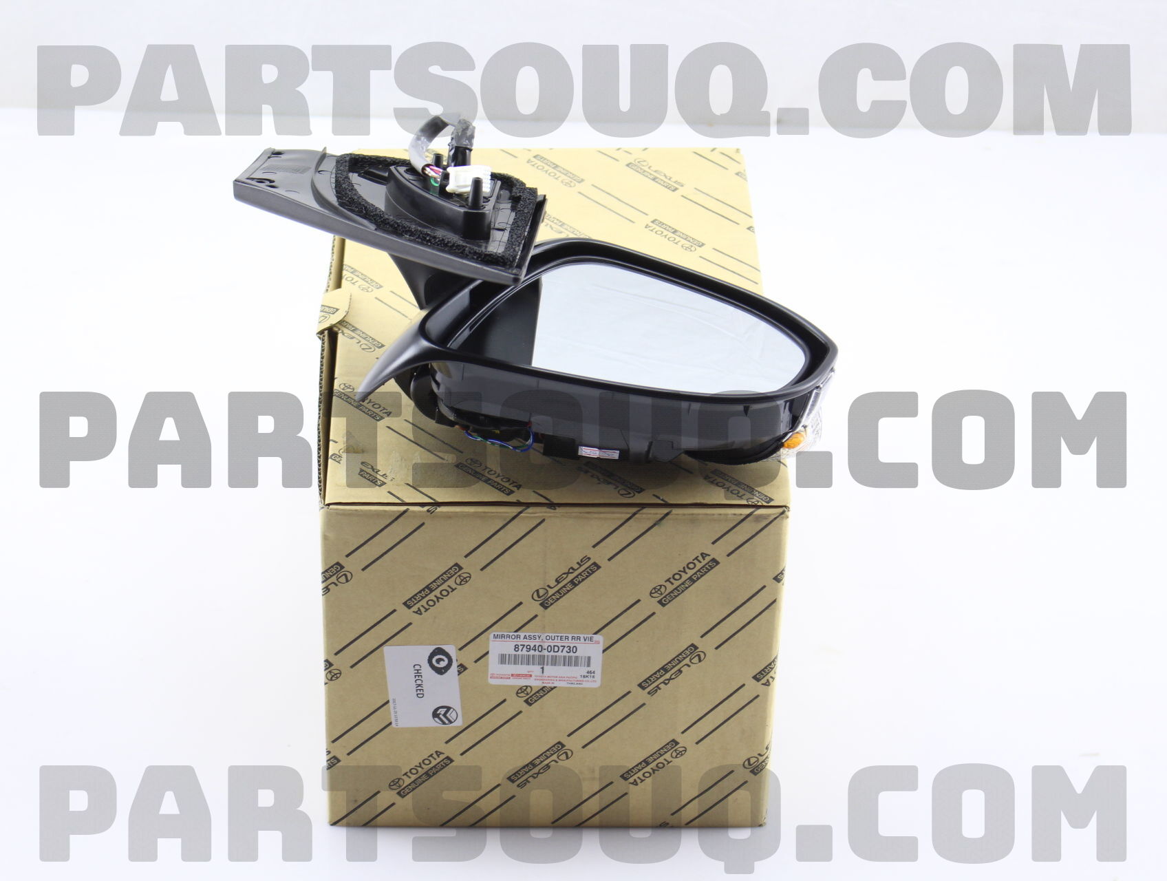 Gương chiếu hậu Vios 2015 (Kính chiếu hậu Vios) Mã phụ tùng 879100d740-879400d730