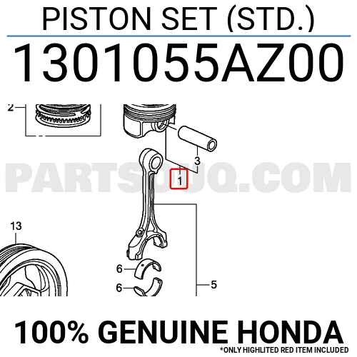 Tay Biên Honda City Mã phụ tùng 1321055AZ00