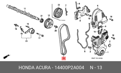 Dây Cam Honda Accord OEM 14400TP0004-OE