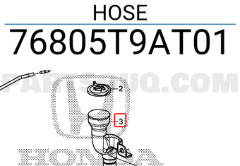 Cỏ Bình Nước Rửa Kính Honda City Mã phụ tùng 76805T9AT01