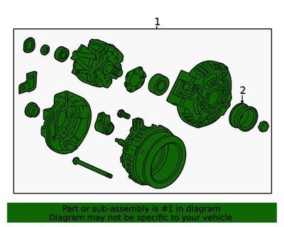 Máy Phát Honda Cr-V Mã phụ tùng 31100RX0A01