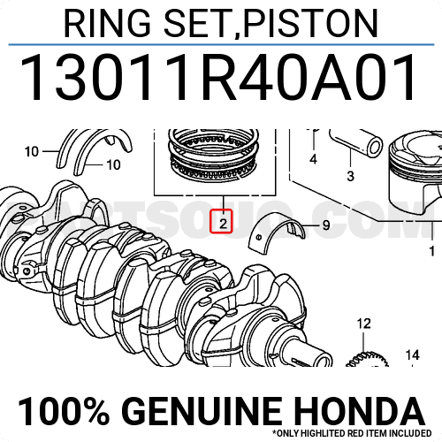 Séc Măng Trục Cam Std Honda Cr-V Mã phụ tùng 13011R40A01