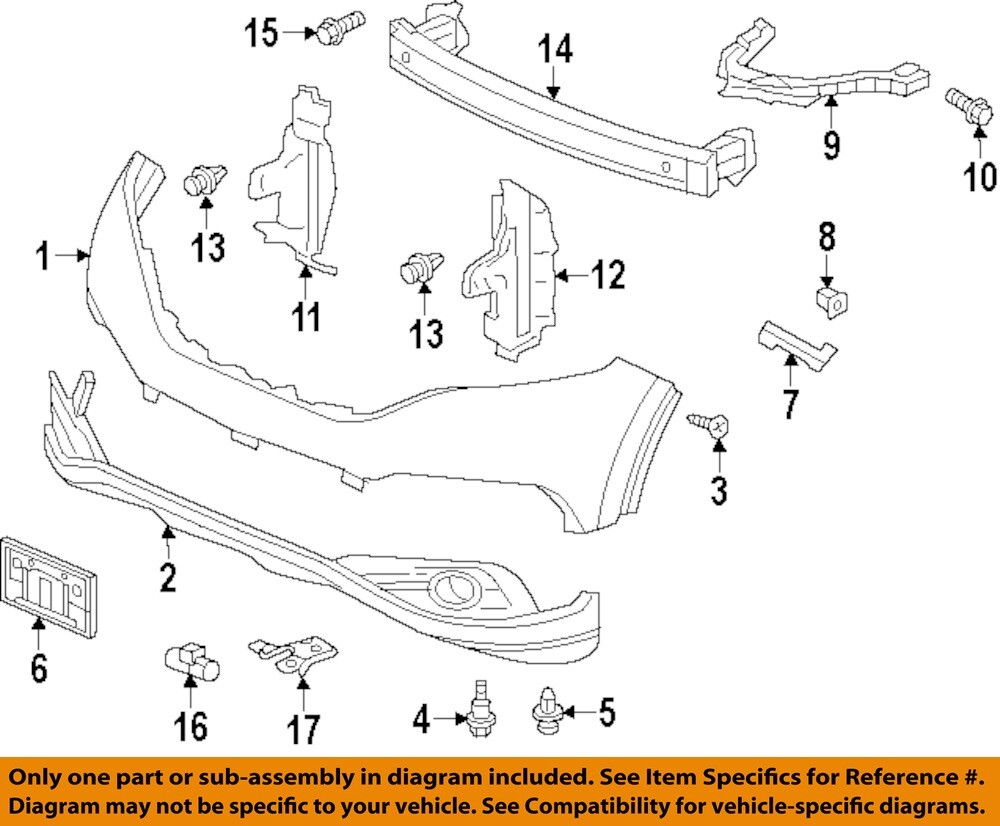 Nẹp Cài Cản Trước Trái Honda Cr-V Mã phụ tùng 71198T0AA01