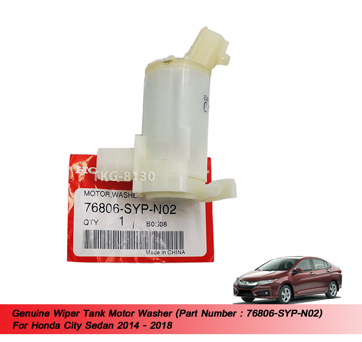 Mô Tơ Bơm Nước Rửa Kính Honda City Mã phụ tùng 76806SYPN02