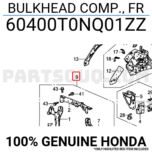 Khung Xương Két Nước Honda Cr-V Mã phụ tùng 60400T0NQ01ZZ