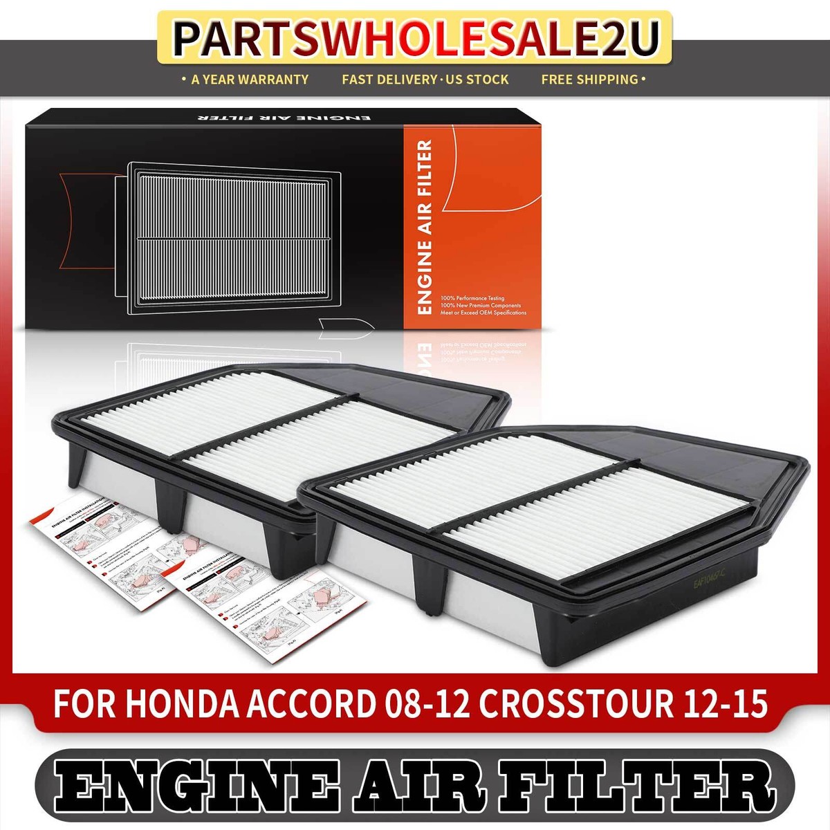 Lọc Gió Động Cơ 2.4L Honda Accord Mã phụ tùng 17220R40A00