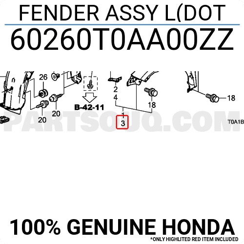 Tai Xe Trái Honda Cr-V Mã phụ tùng 60260T0AA00ZZ