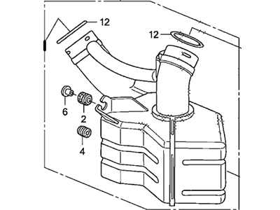 Bầu Ngưng Gió Honda Civic OEM 17230RRBA10-OE