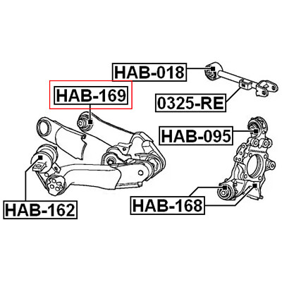 Càng I Sau Trái Honda Cr-V Mã phụ tùng 52371SWAA01