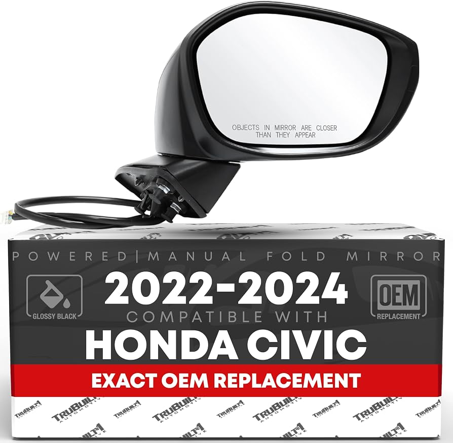 Gương Chiếu Hậu Phải 3 Giắc Điện Honda City Mã phụ tùng 76208T9JH01