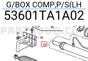 Mô Tơ Trợ Lực Điện Honda Cr-V Mã phụ tùng 53602SWCG01