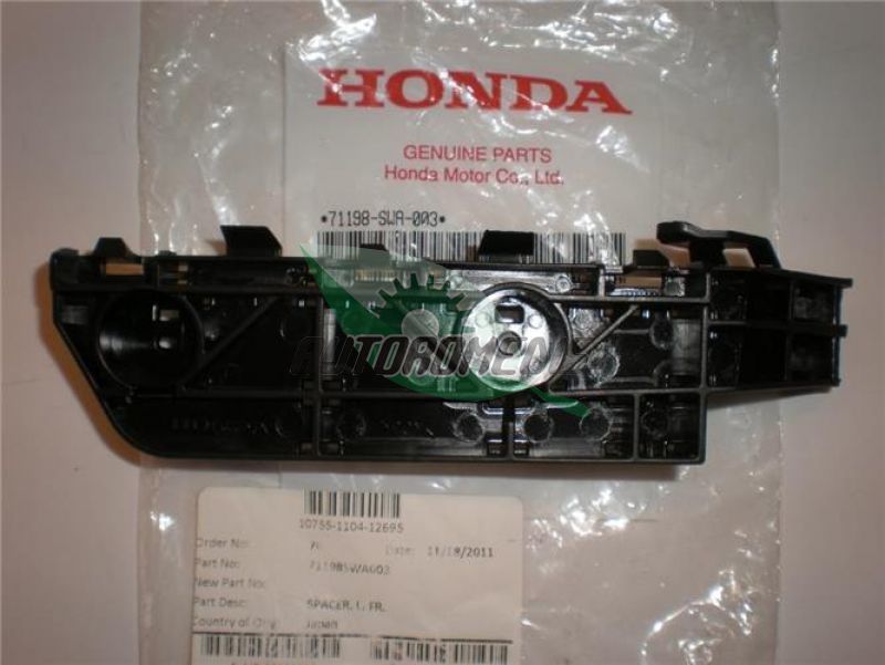 Nẹp Cài Cản Trước Trái Honda Cr-V Mã phụ tùng 71198swa003