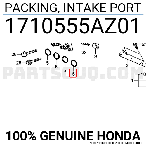 Cổ Hút Honda City Mã phụ tùng 1710055AZ01